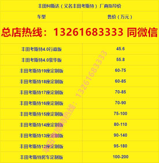 xk星空体育官网丰田考斯特10座报价 考斯特参数图片(图3)